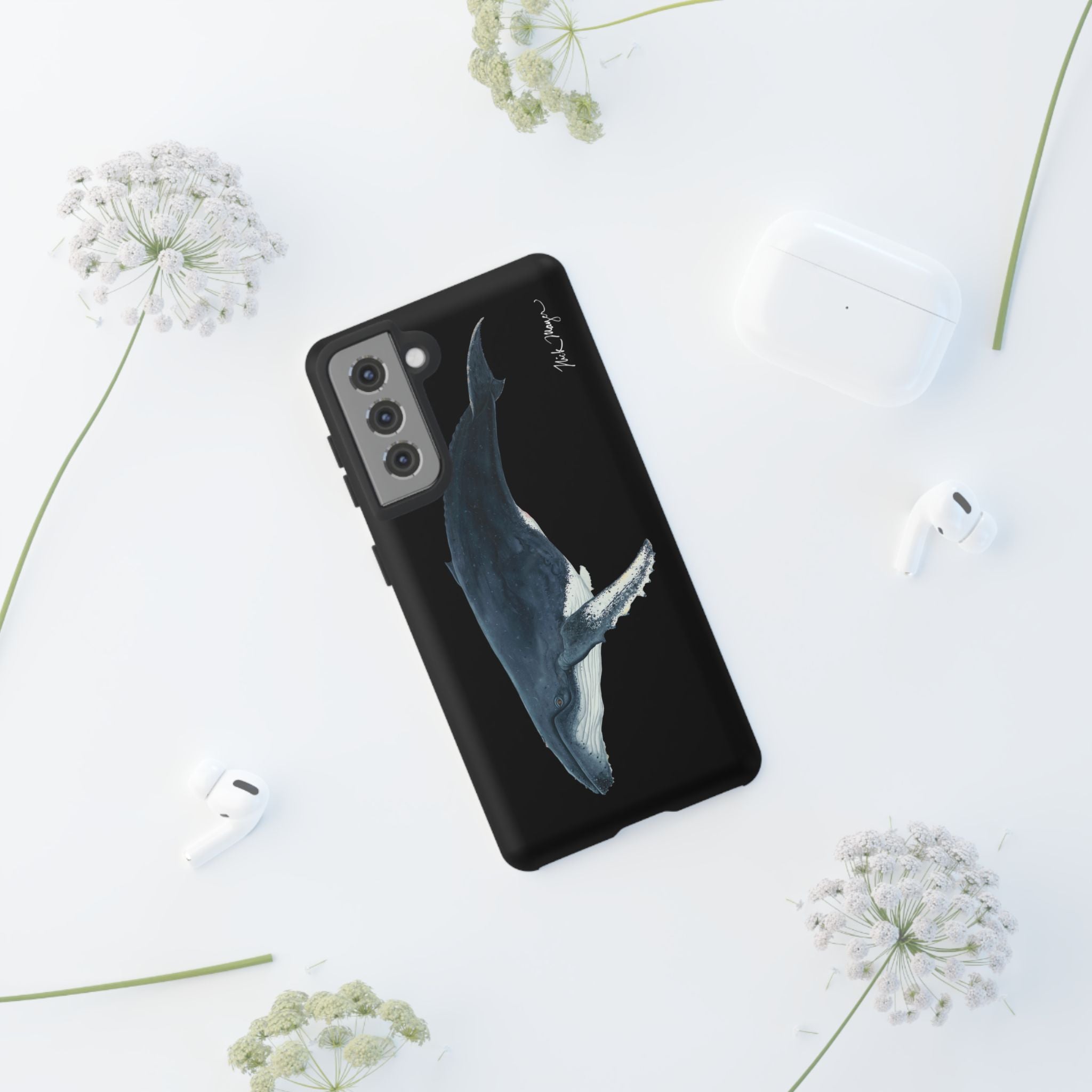 Humpback Black Phone Case (Samsung)