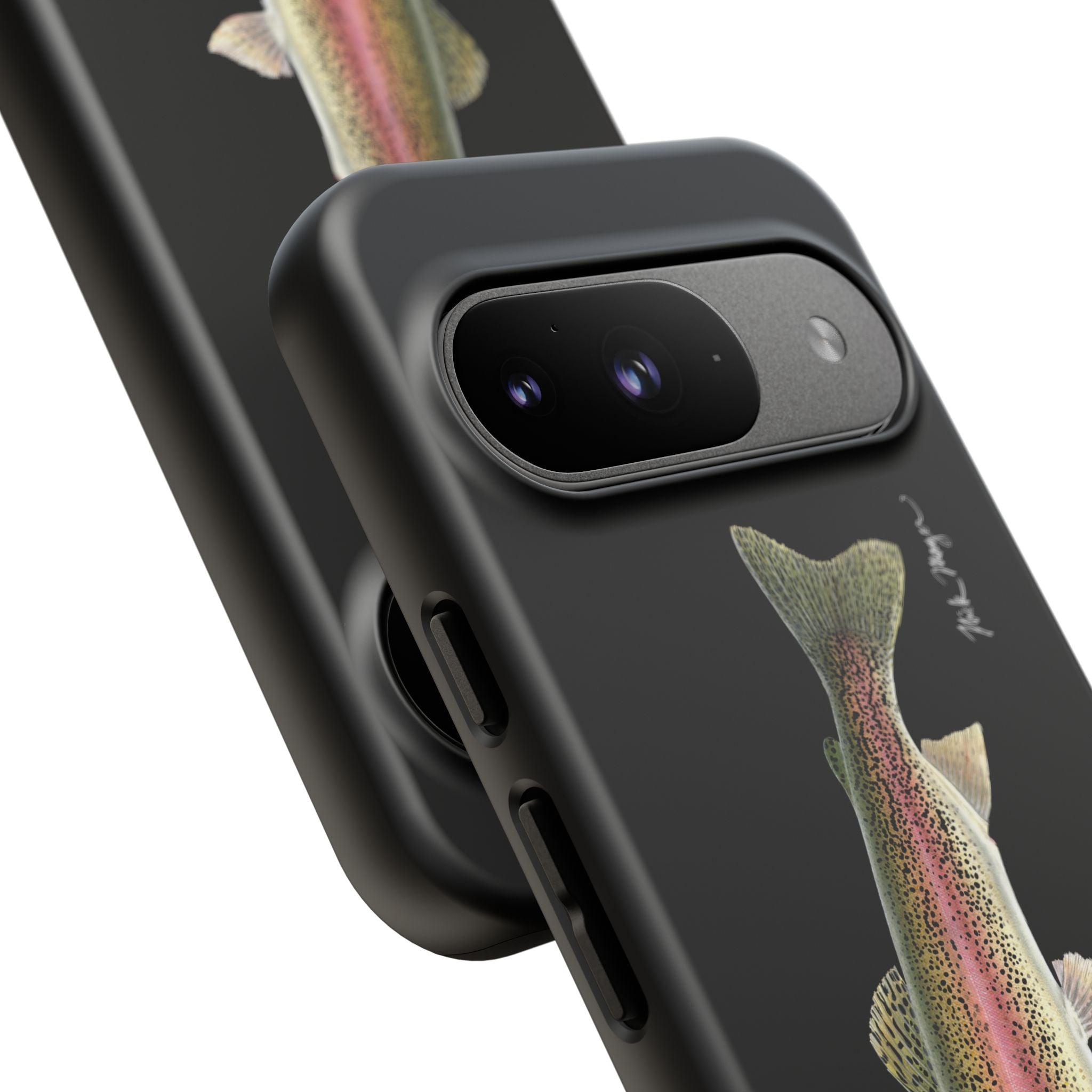 Rainbow Trout Black Phone Case (Samsung) Printify