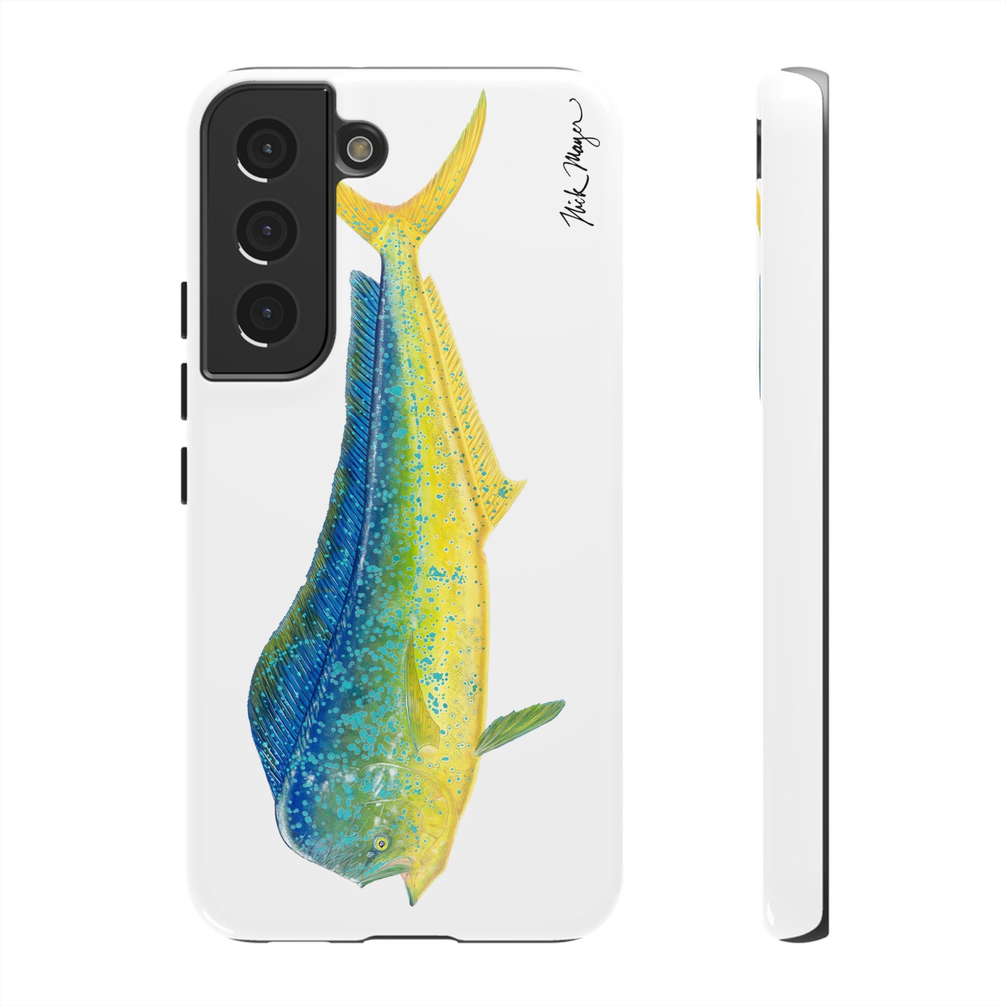 Bull Mahi White Phone Case (Samsung)