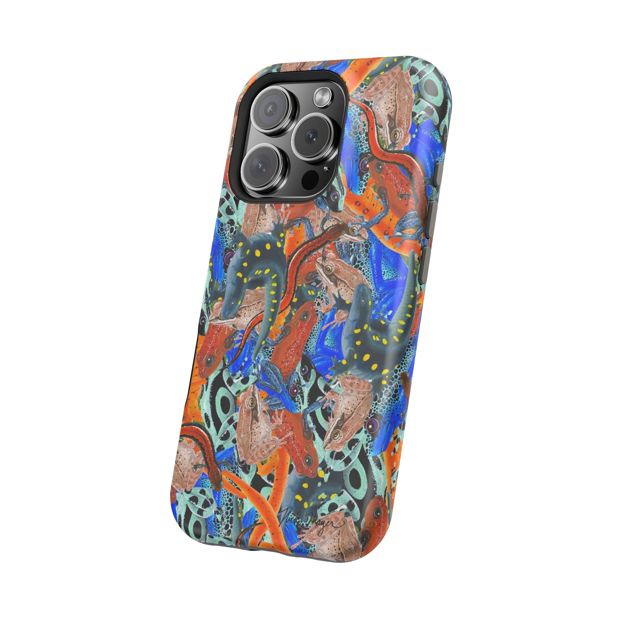Frogs and Salamanders MagSafe iPhone Case