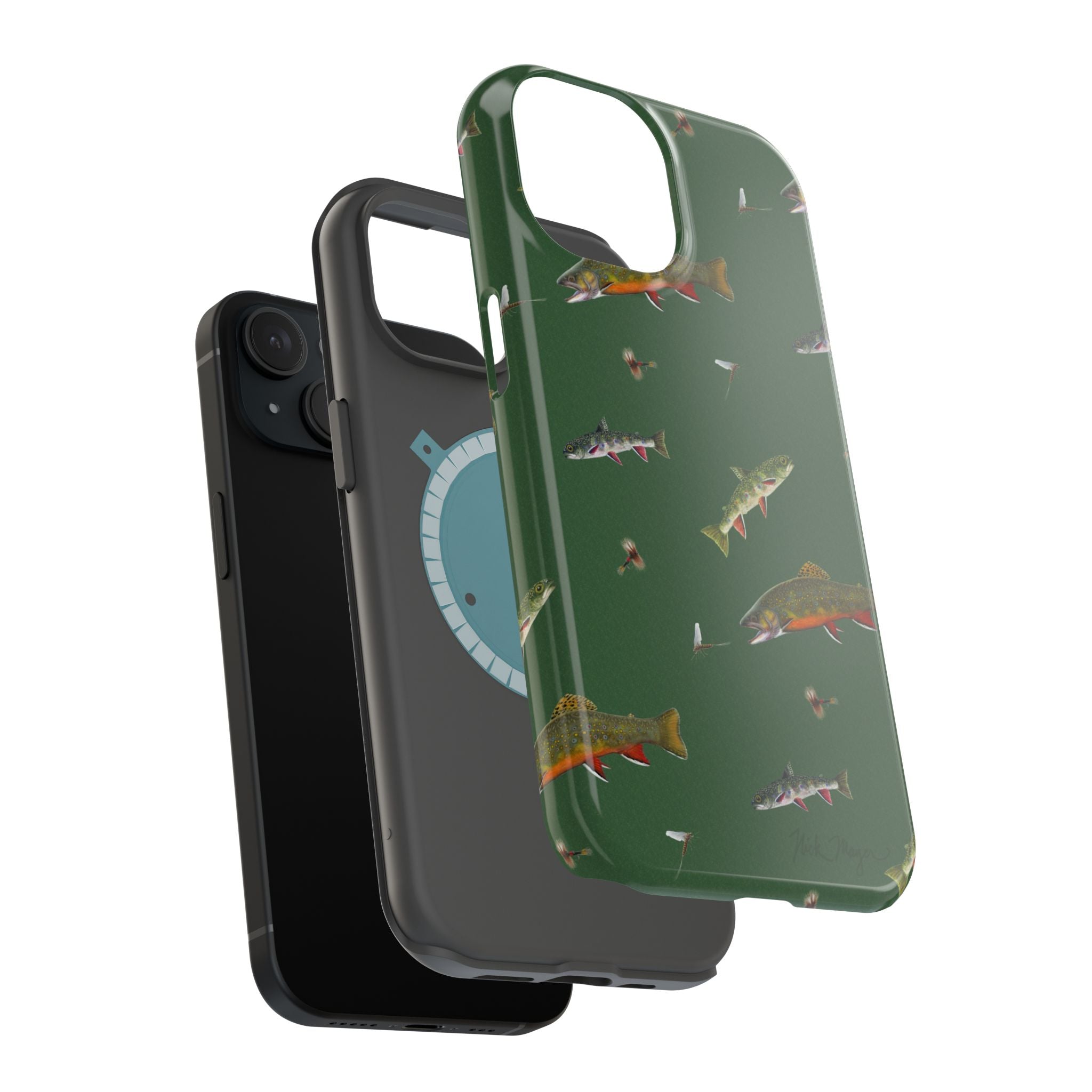 Trout and Flies MagSafe iPhone Case
