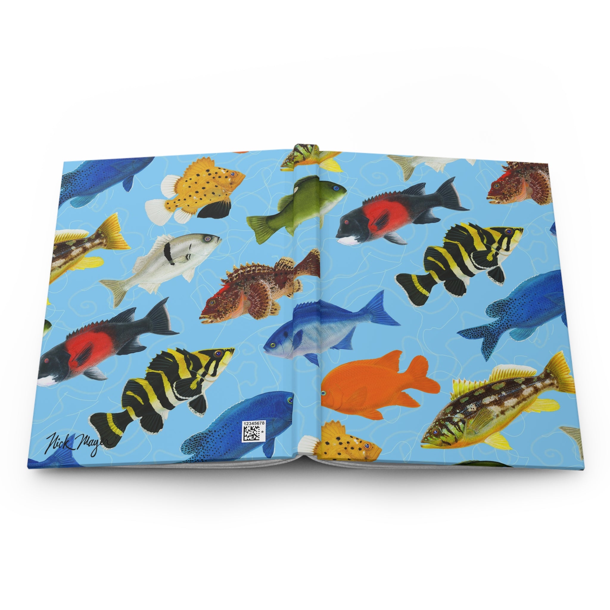 Pacific Fish Hardcover Journal/ Notebook