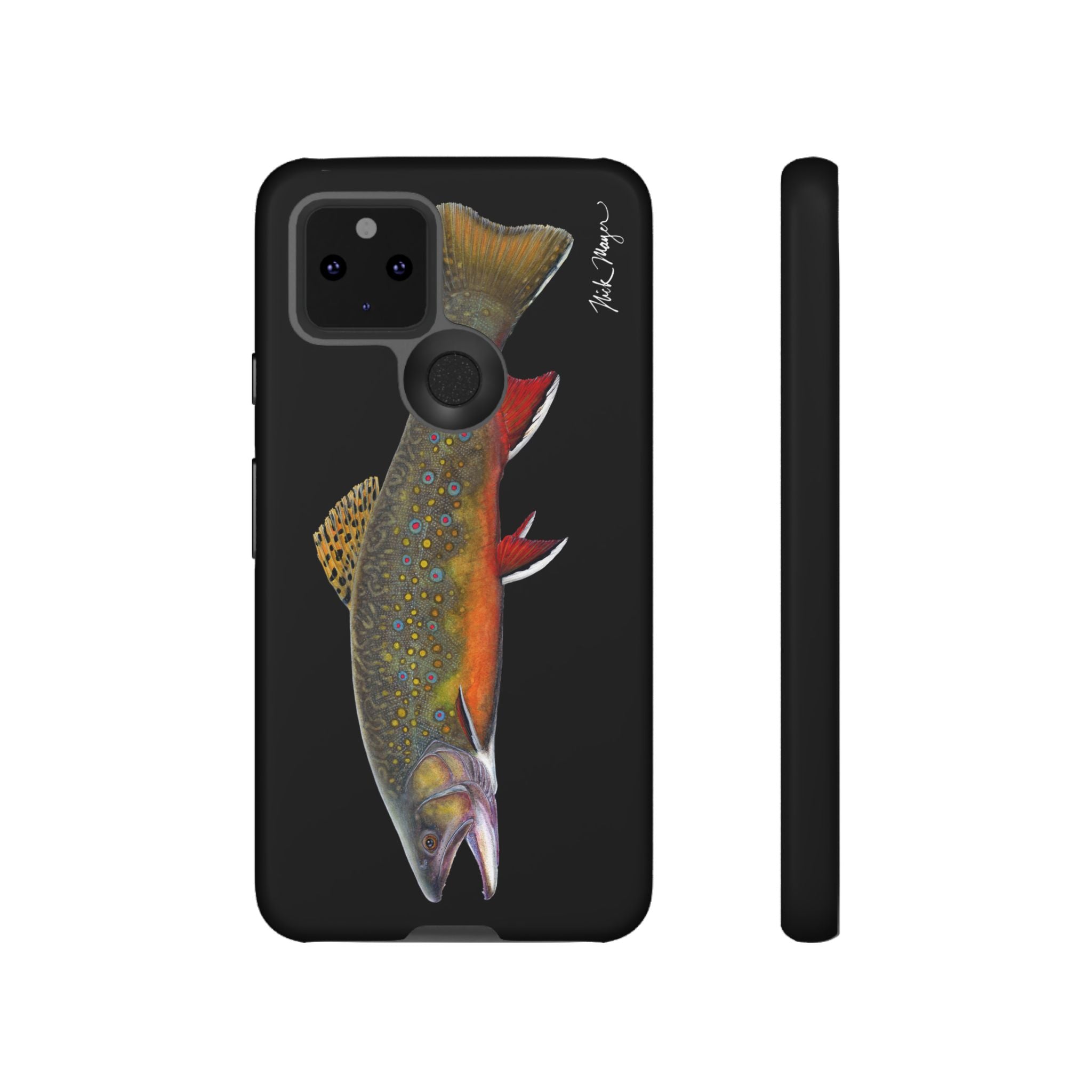 Brook Trout Black Phone Cases (Samsung)