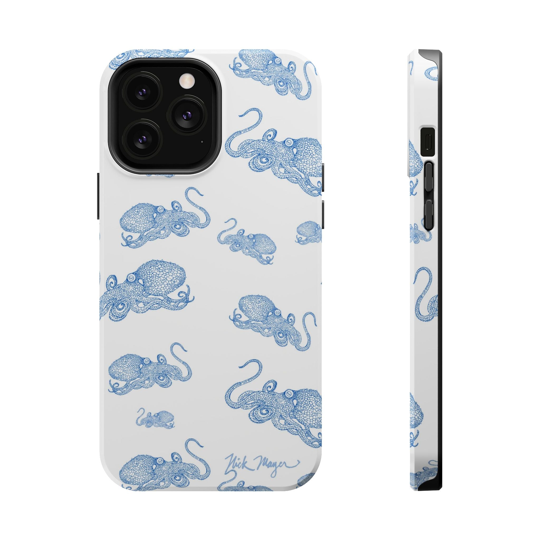 Blue Octopus 2 MagSafe iPhone Case