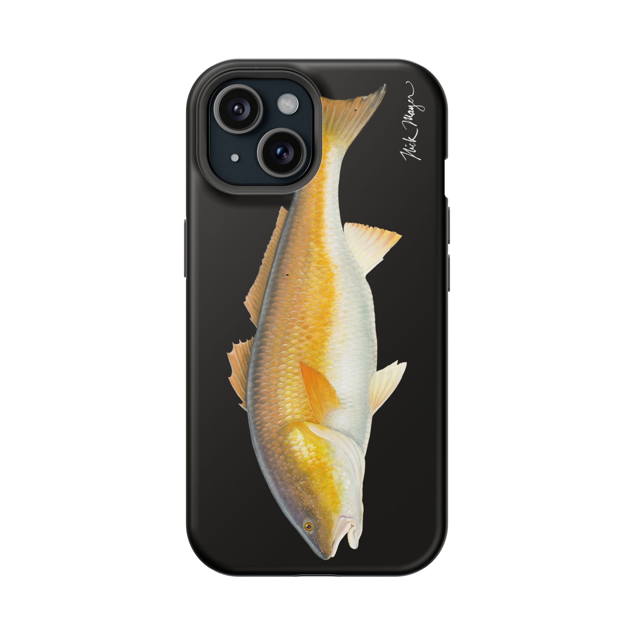 Bull Redfish MagSafe Black iPhone Case