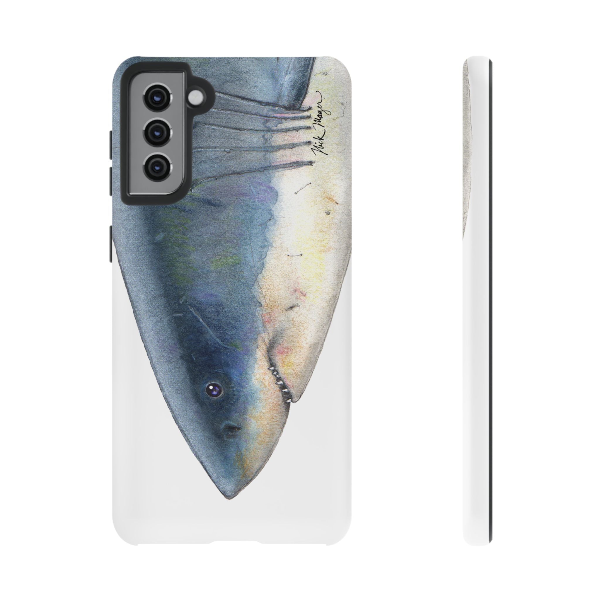 Great White Shark Face Phone Case (Samsung) Printify