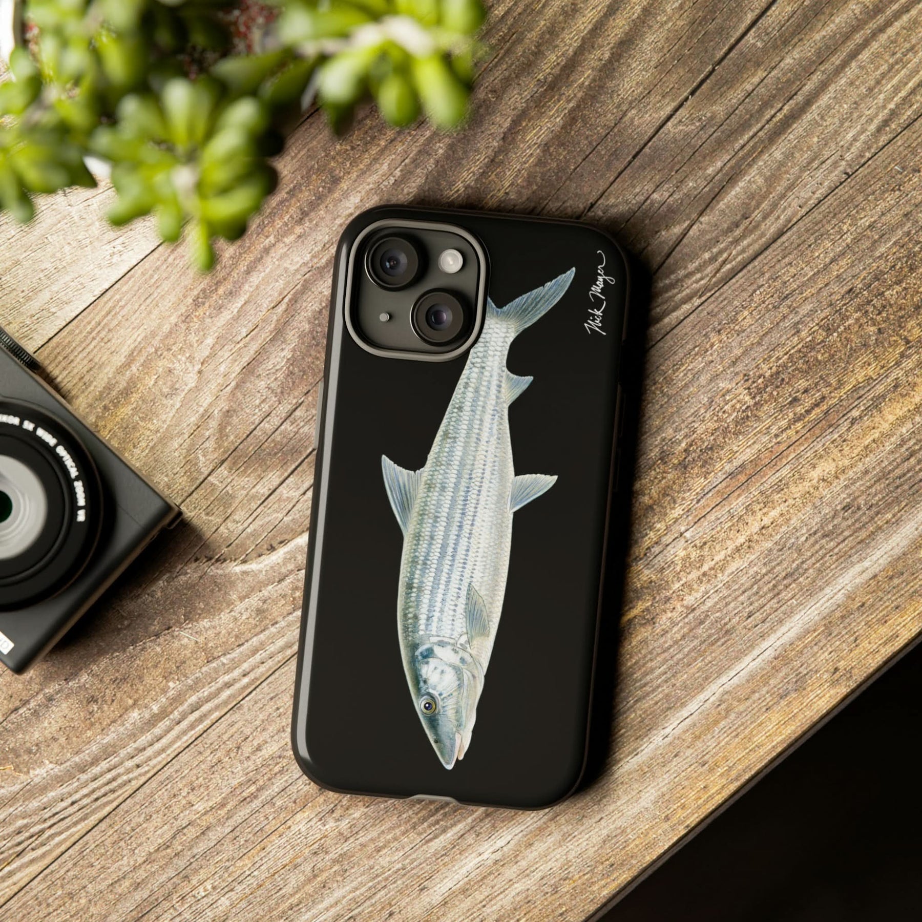 Bonefish Black iPhone 15 Case
