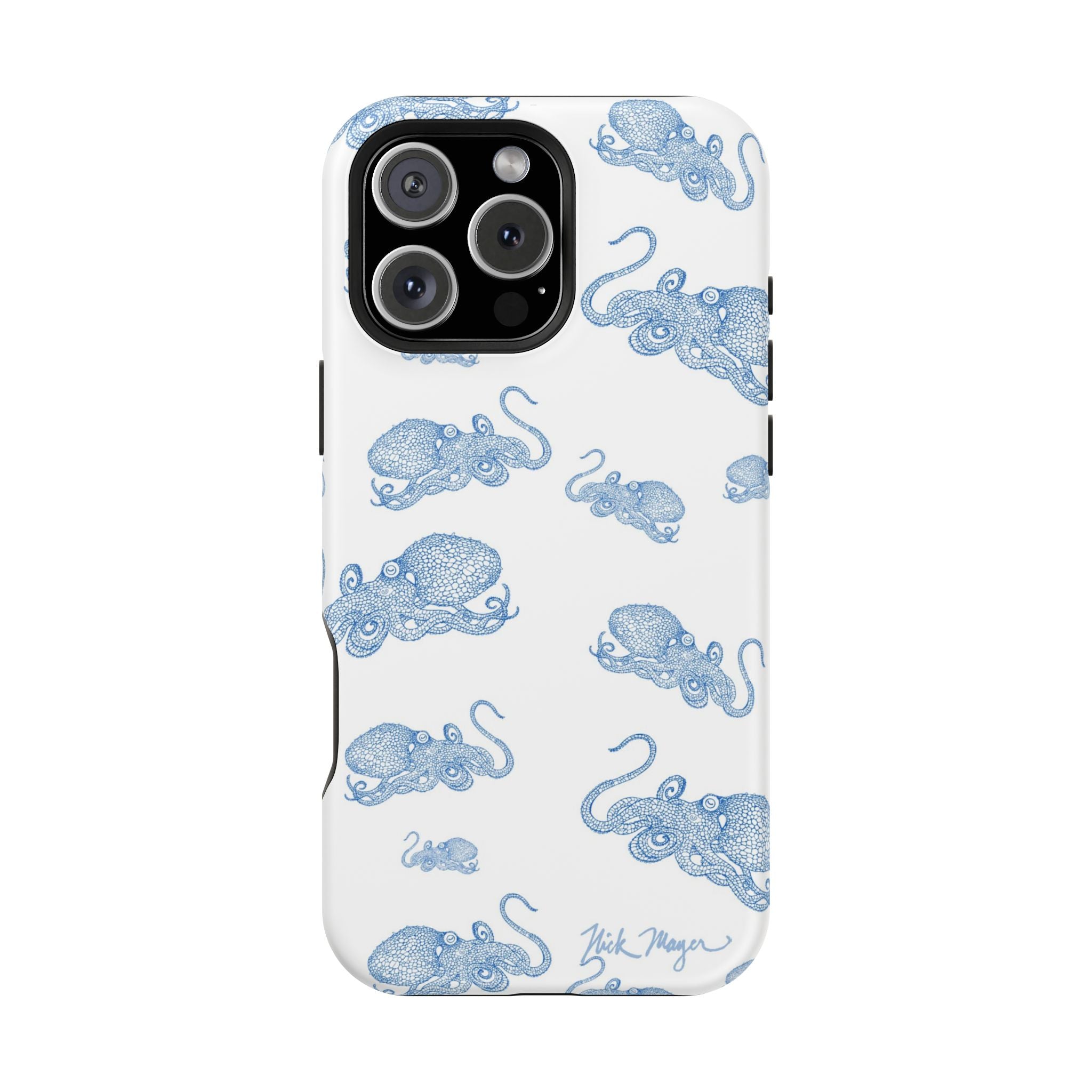 Blue Octopus 2 MagSafe iPhone Case