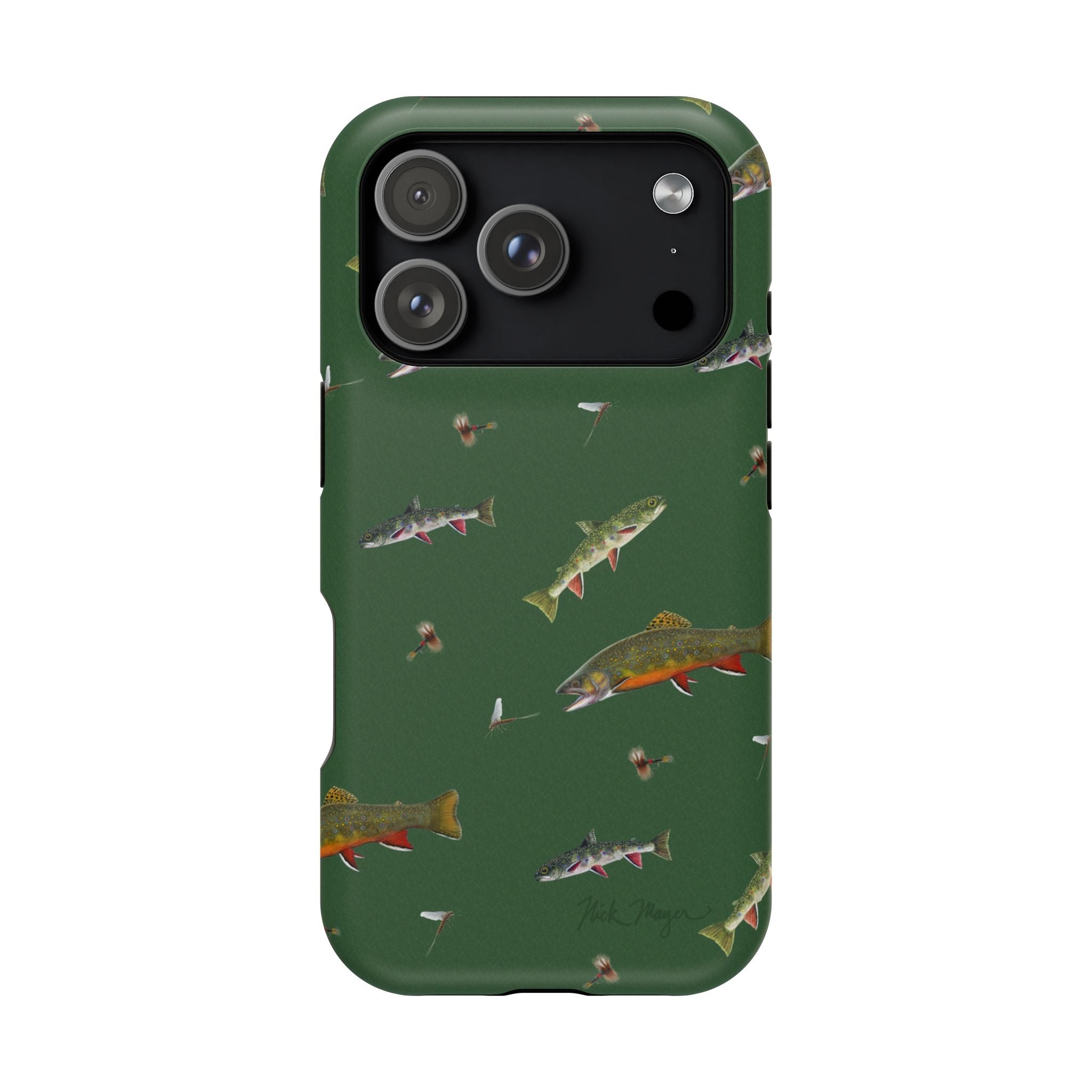 Trout and Flies MagSafe iPhone Case