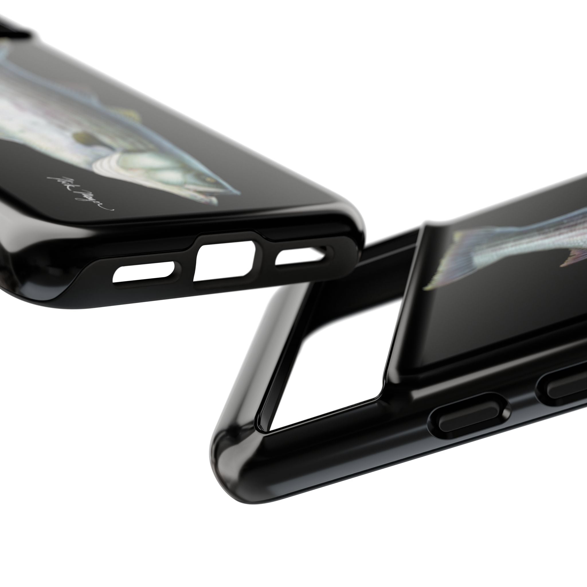 Cow Striper Phone Case (Samsung) - black