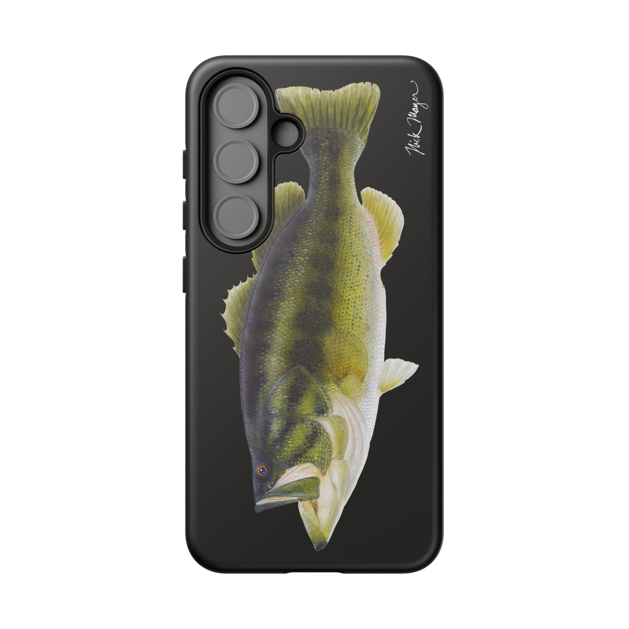 Largemouth Bass Black Phone Case (Samsung)