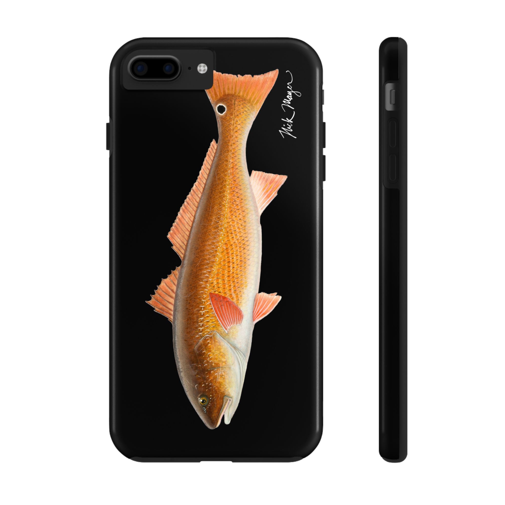 Redfish Black Phone Case (iPhone)