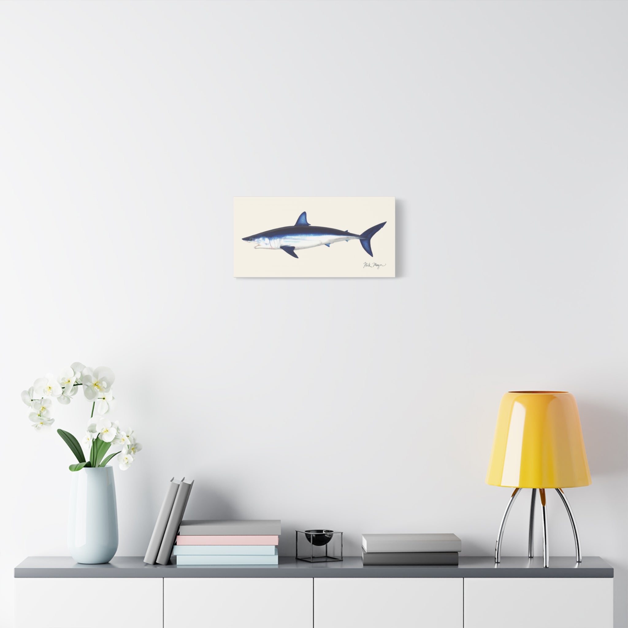 Mako Shark Canvas Print, up to 30 x 60