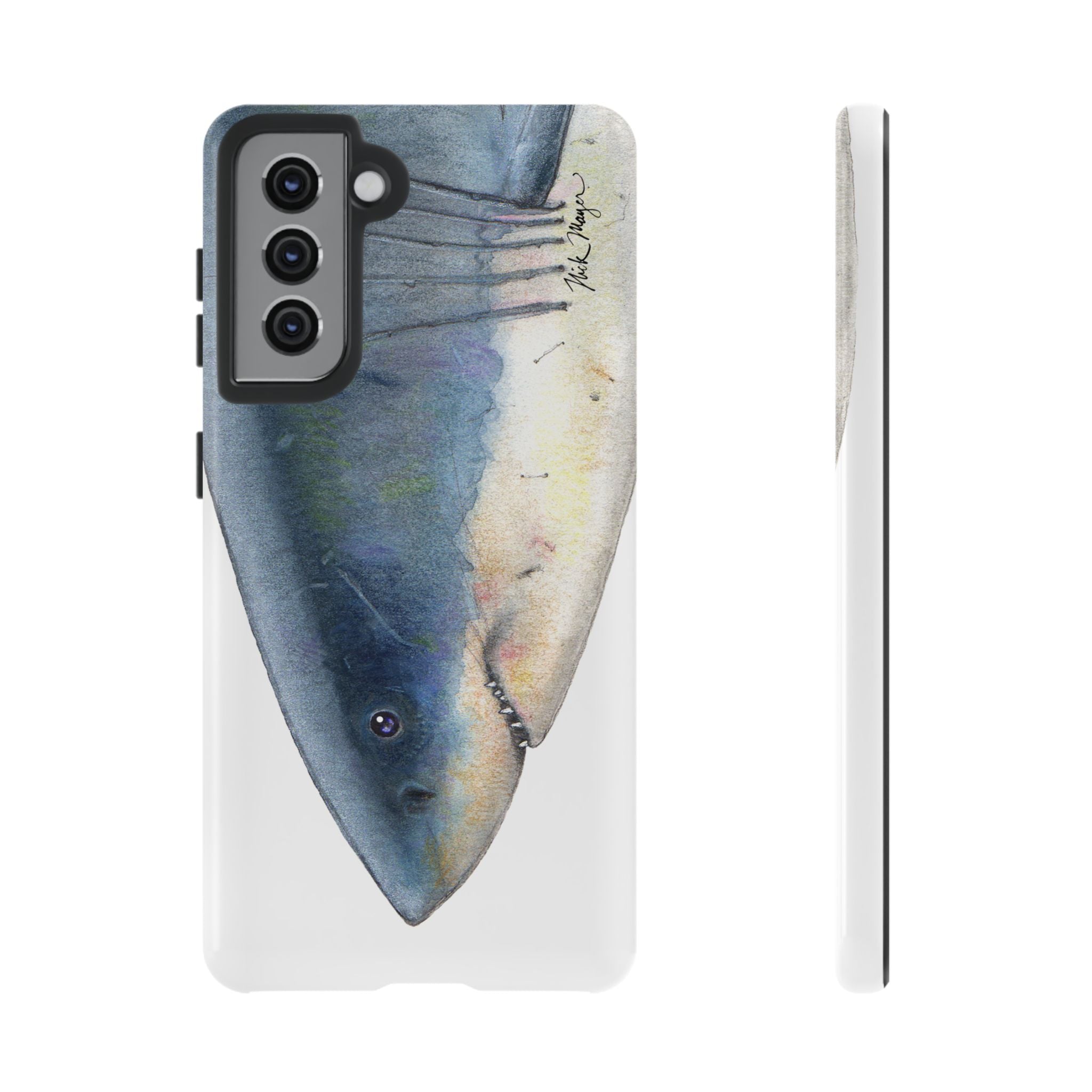 Great White Shark Face Phone Case (Samsung) Printify