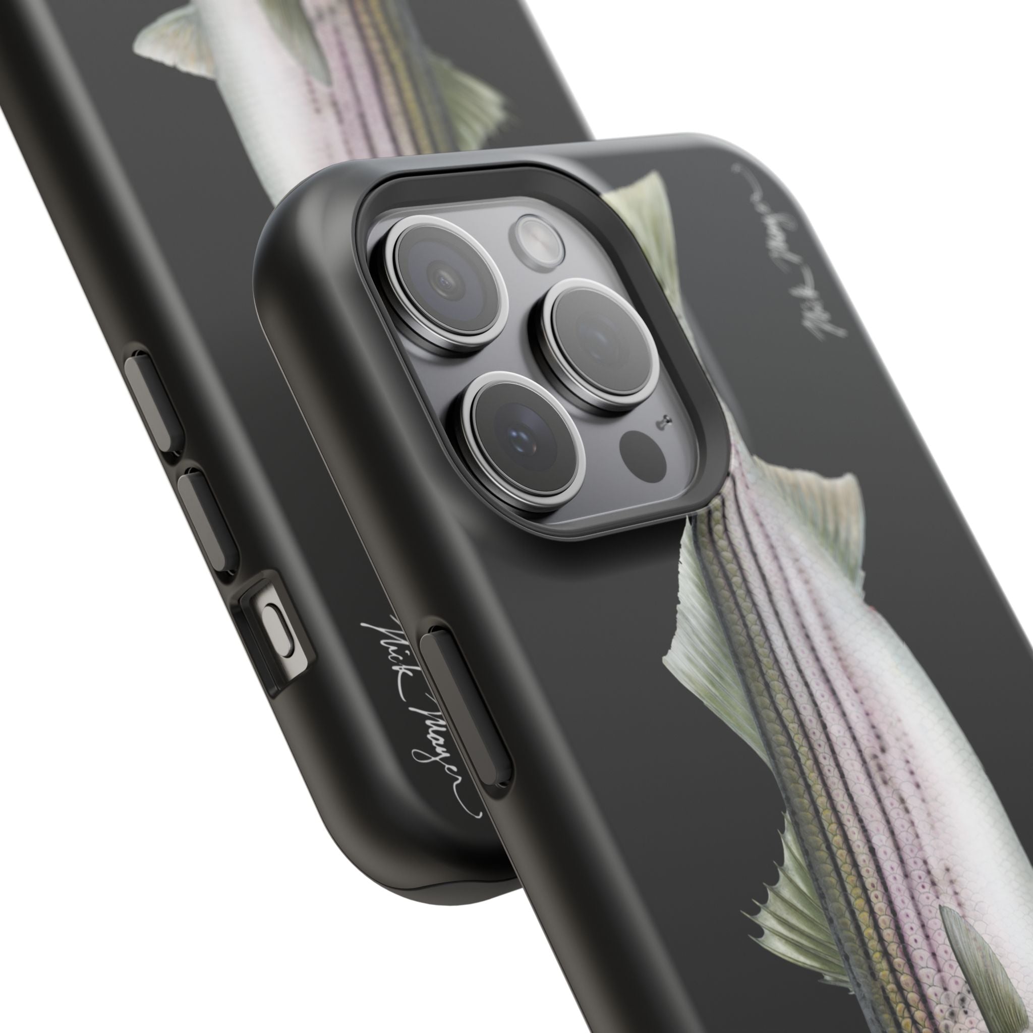 30 lb Striper MagSafe Black iPhone Case