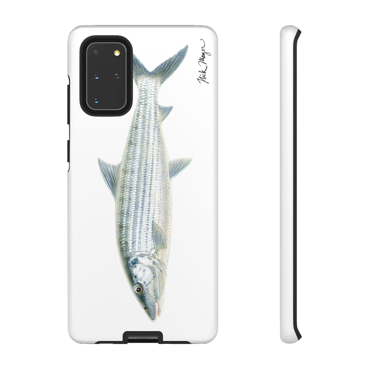 Bonefish White Phone Case (Samsung) Printify