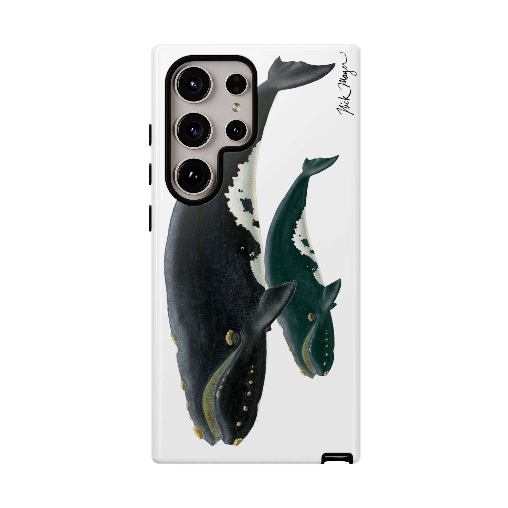 Mother & Calf Right Whale Phone Case (Samsung)