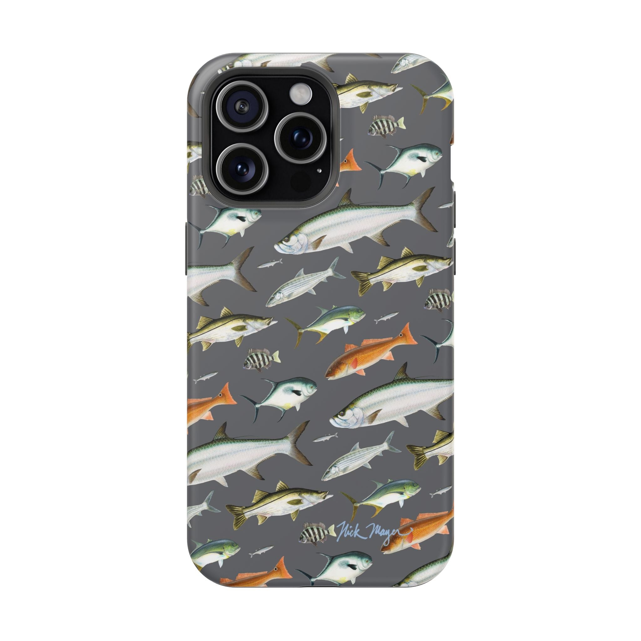 NEW Southern Fish Grey MagSafe iPhone Case