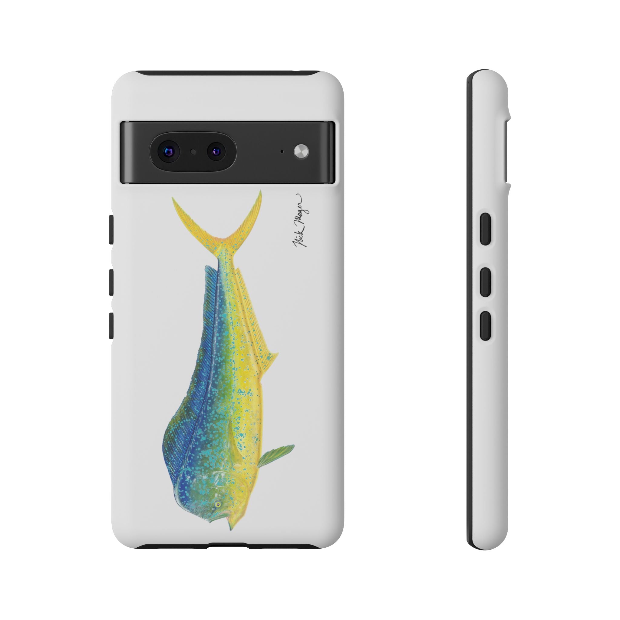 Bull Mahi White Phone Case (Samsung)