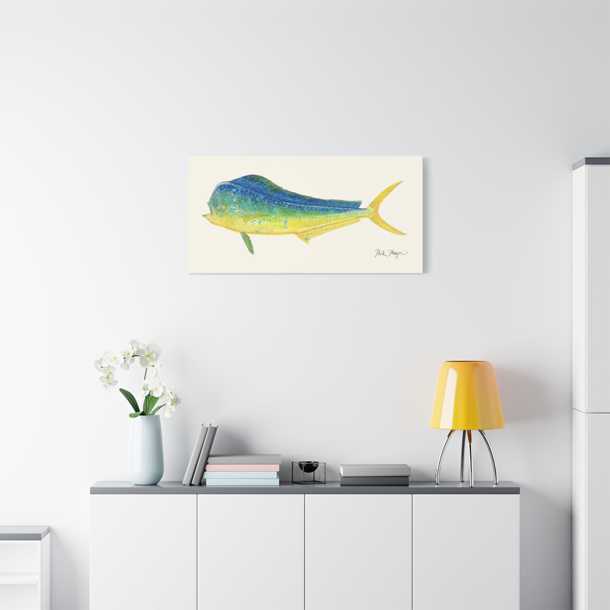 Bull Mahi Mahi/ Dorado Canvas Print