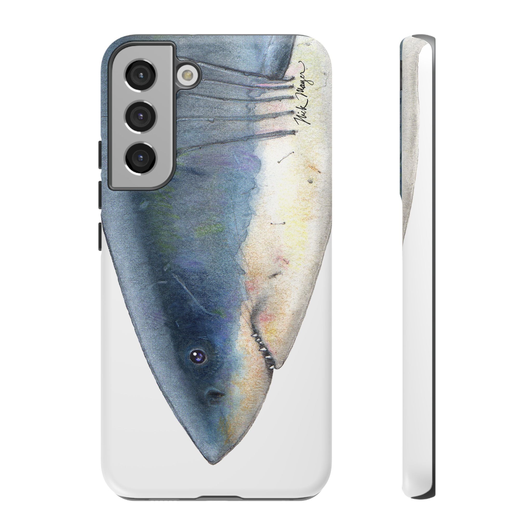 Great White Shark Face Phone Case (Samsung) Printify