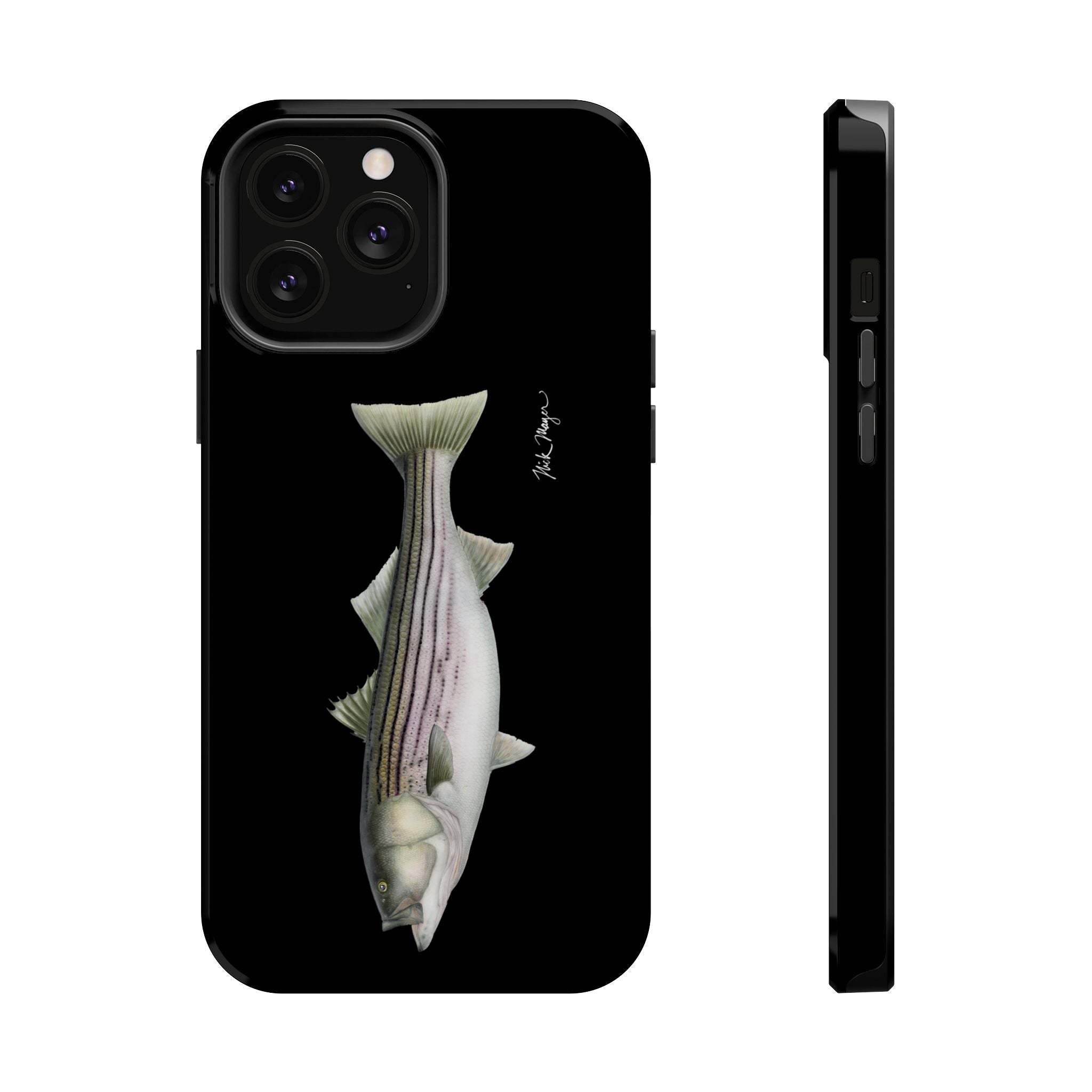 30 lb Striper MagSafe Black iPhone Case