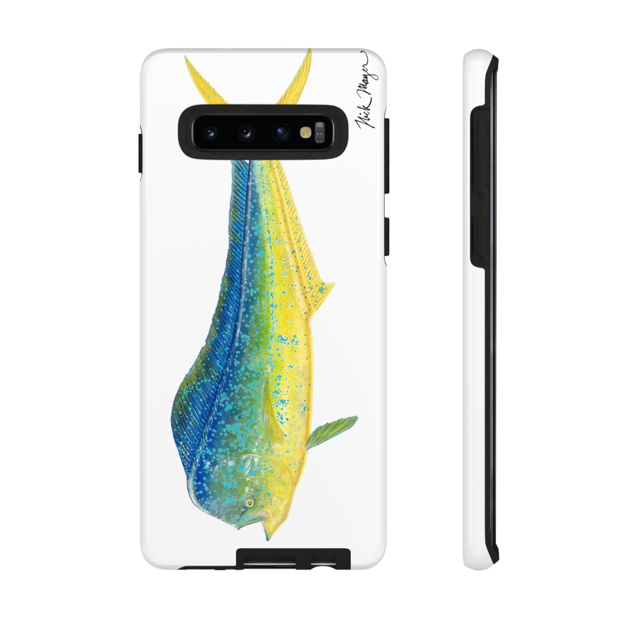 Bull Mahi White Phone Case (Samsung)