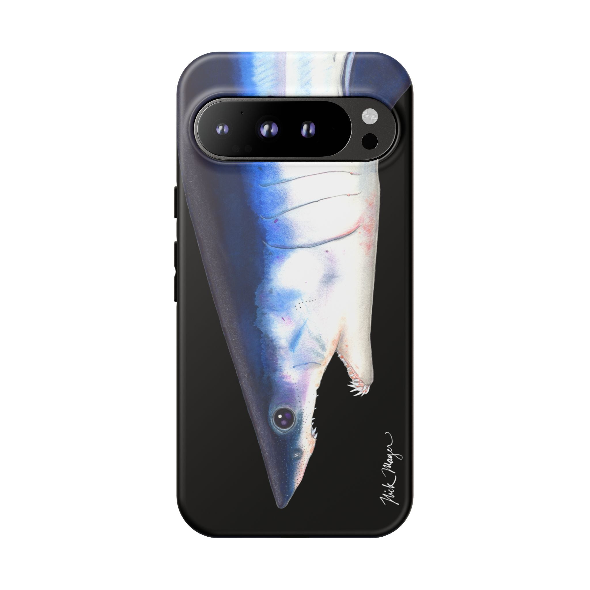 Mako Shark Face Black Phone Case (Samsung) Printify