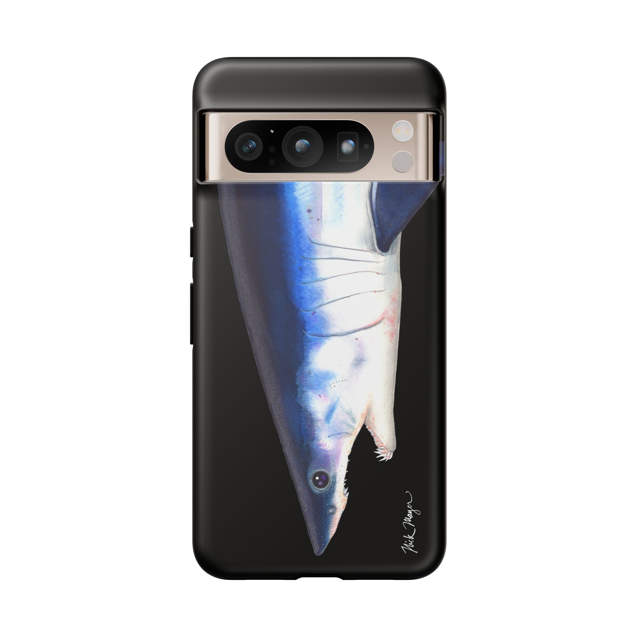 Mako Shark Face Black Phone Case (Samsung) Printify