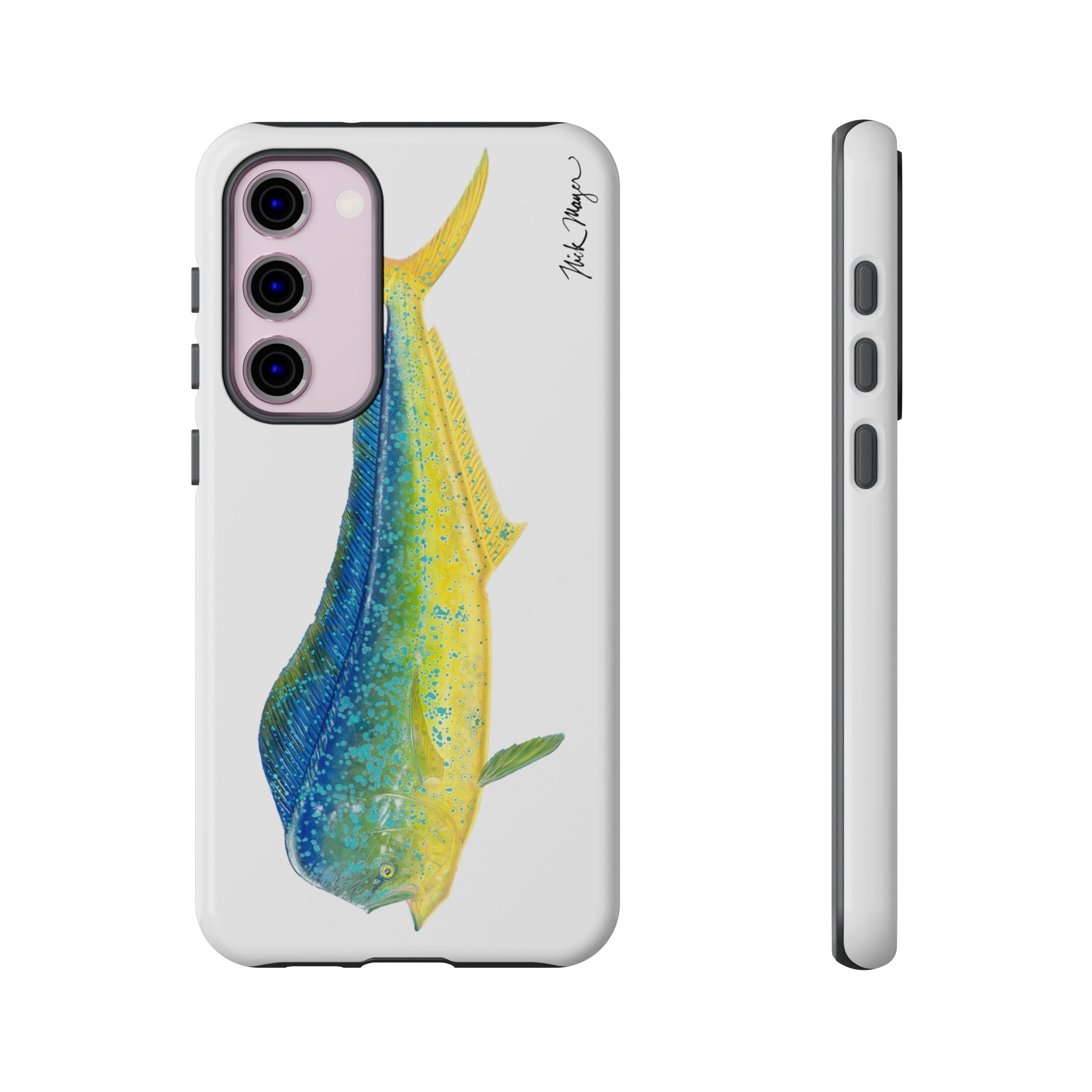 Bull Mahi White Phone Case (Samsung)