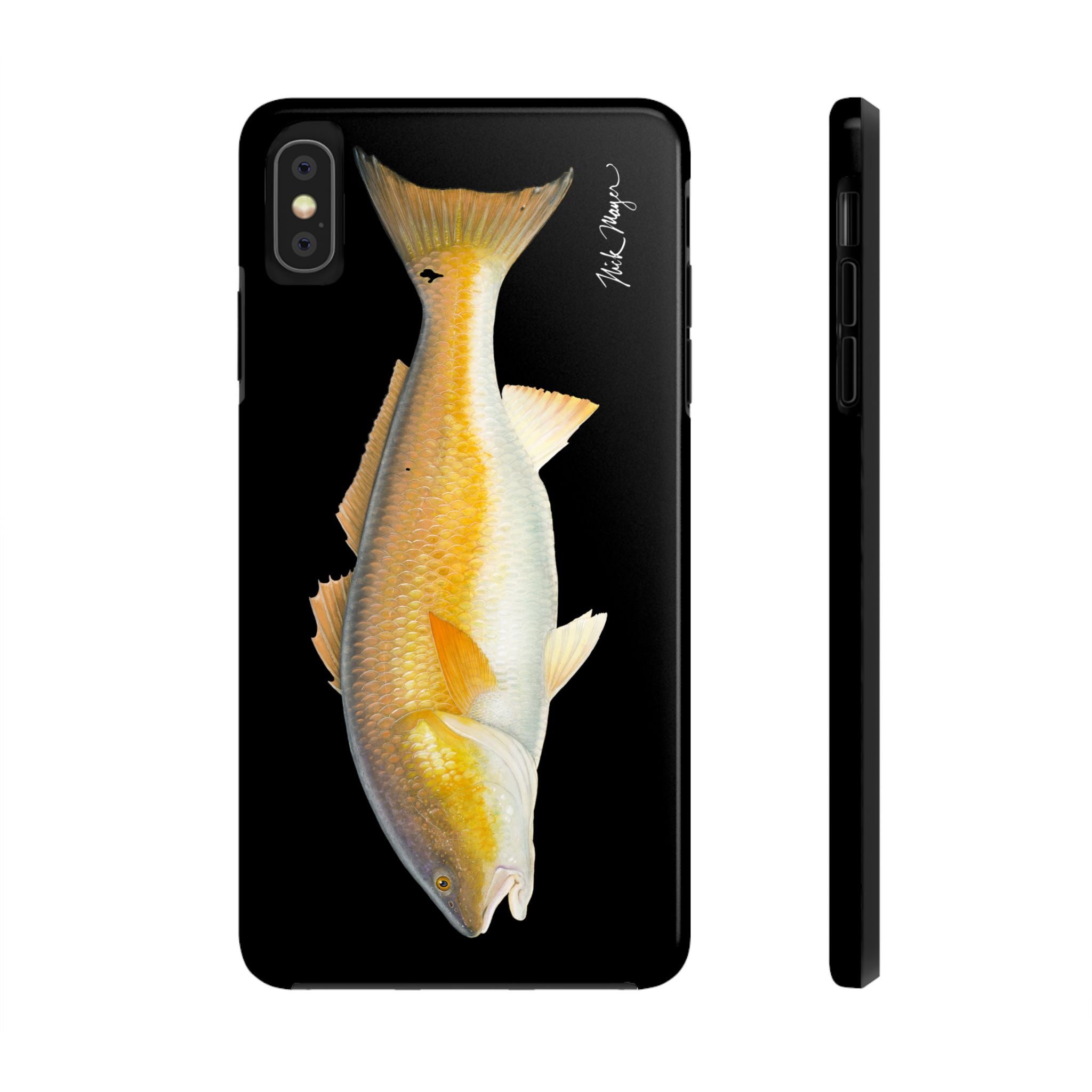 Bull Redfish Black Phone Case (iPhone)