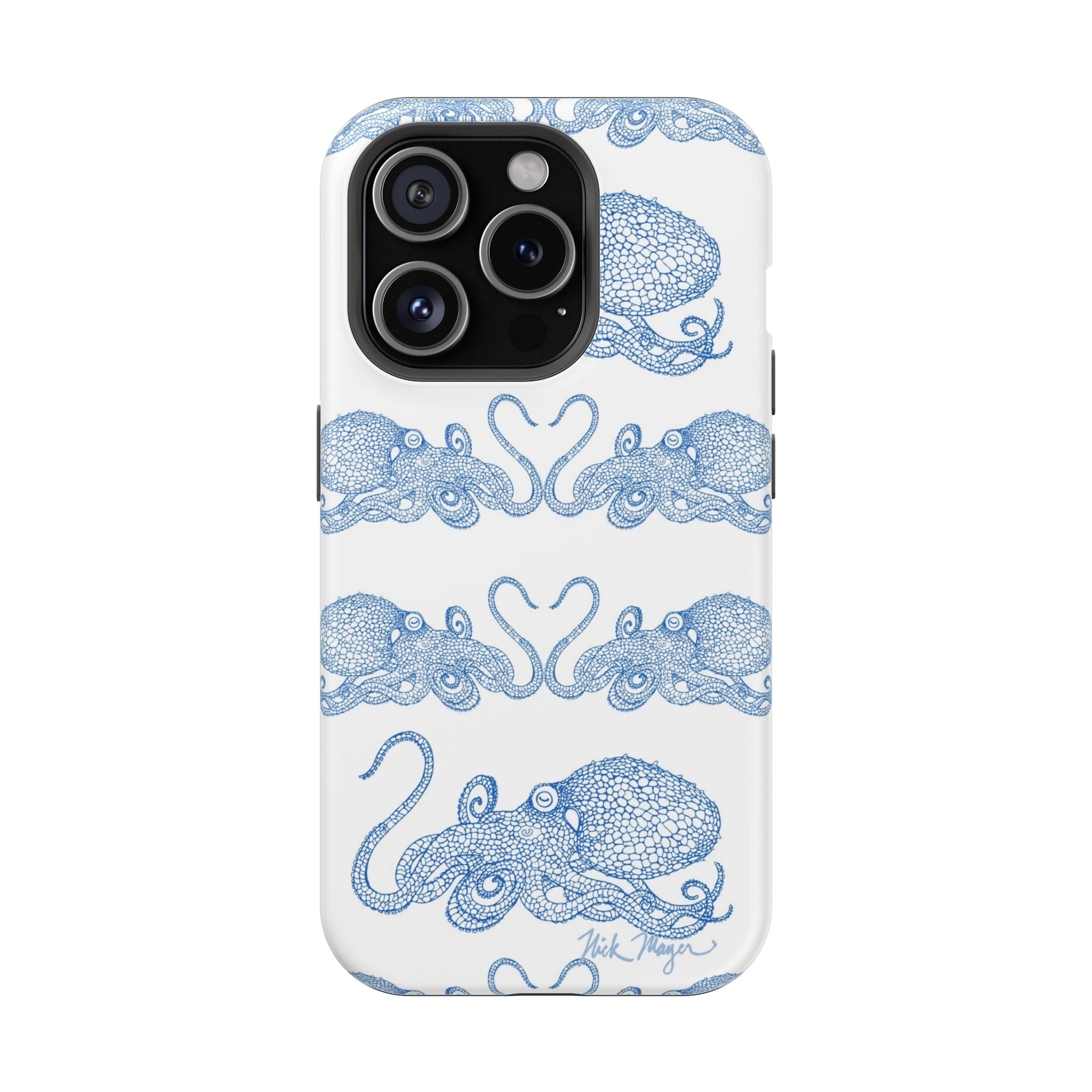 Blue Octopus 1 MagSafe iPhone Case