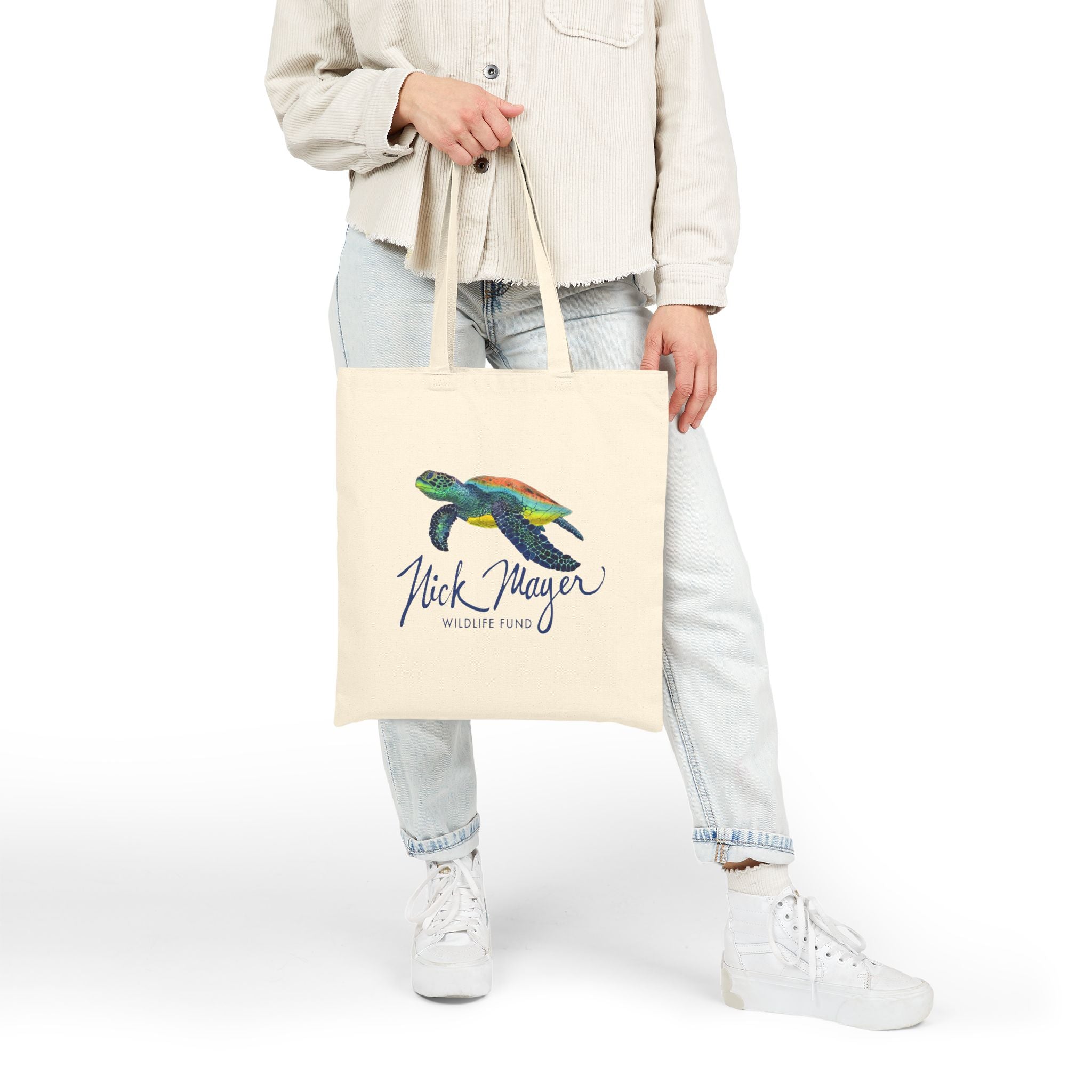 Nick Mayer Wildlife Fund Cotton Canvas Tote Bag