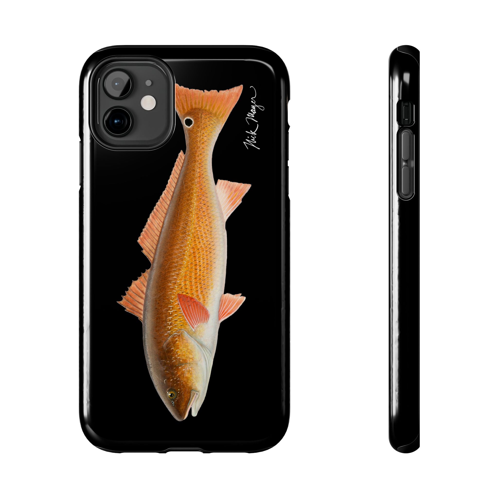 Redfish Black Phone Case (iPhone)