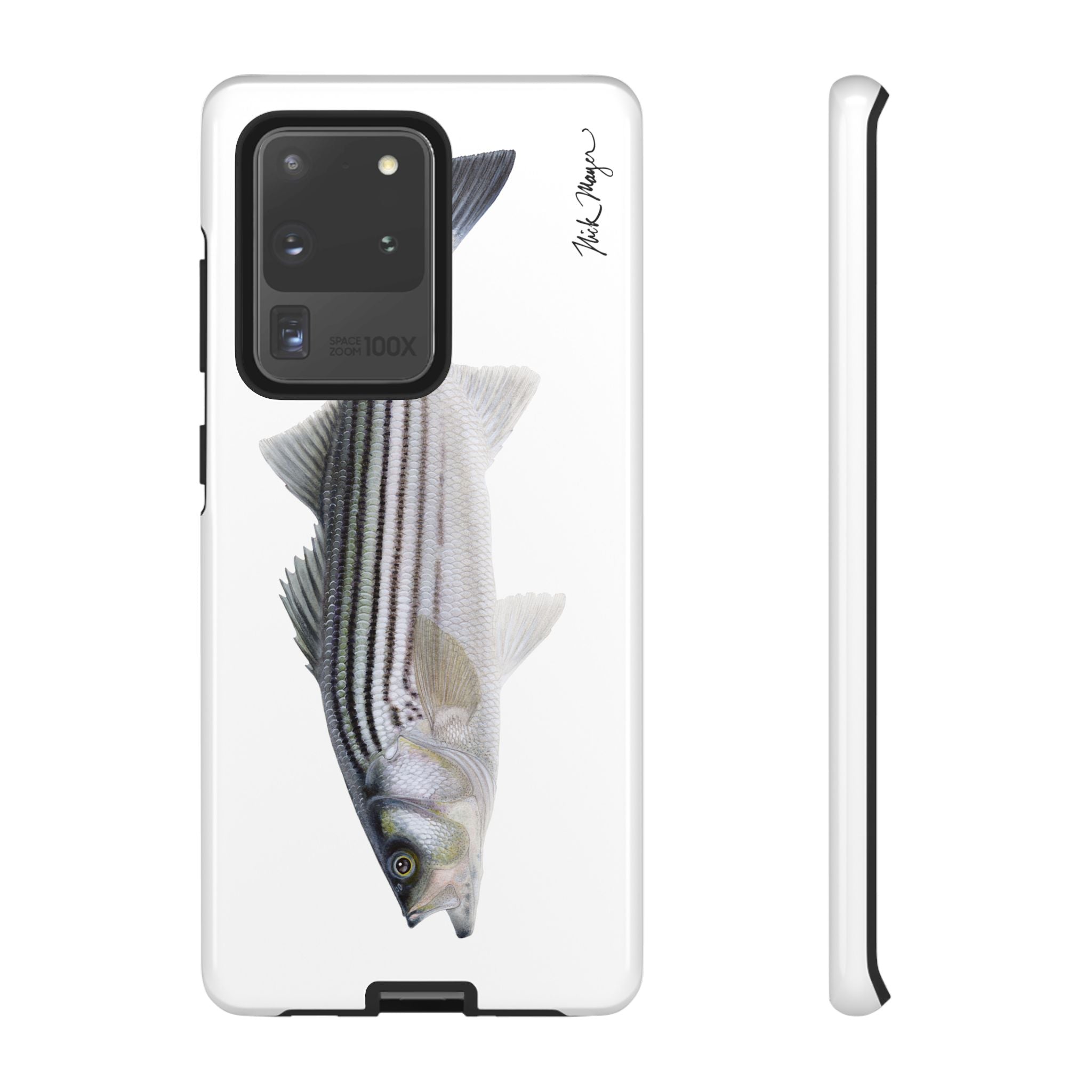 Schoolie Striper White Phone Case (Samsung) Printify