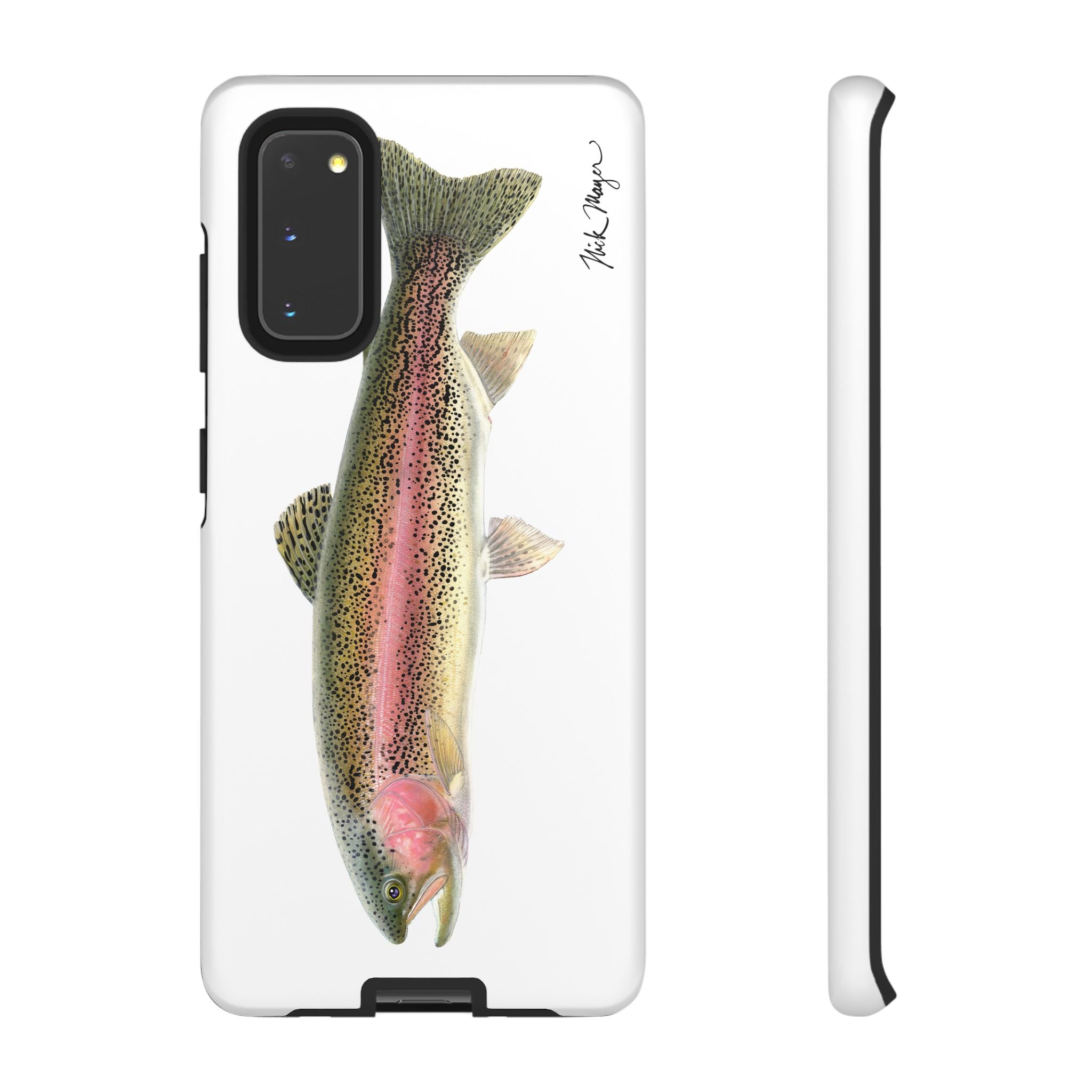 Rainbow Trout White Phone Case (Samsung) Printify