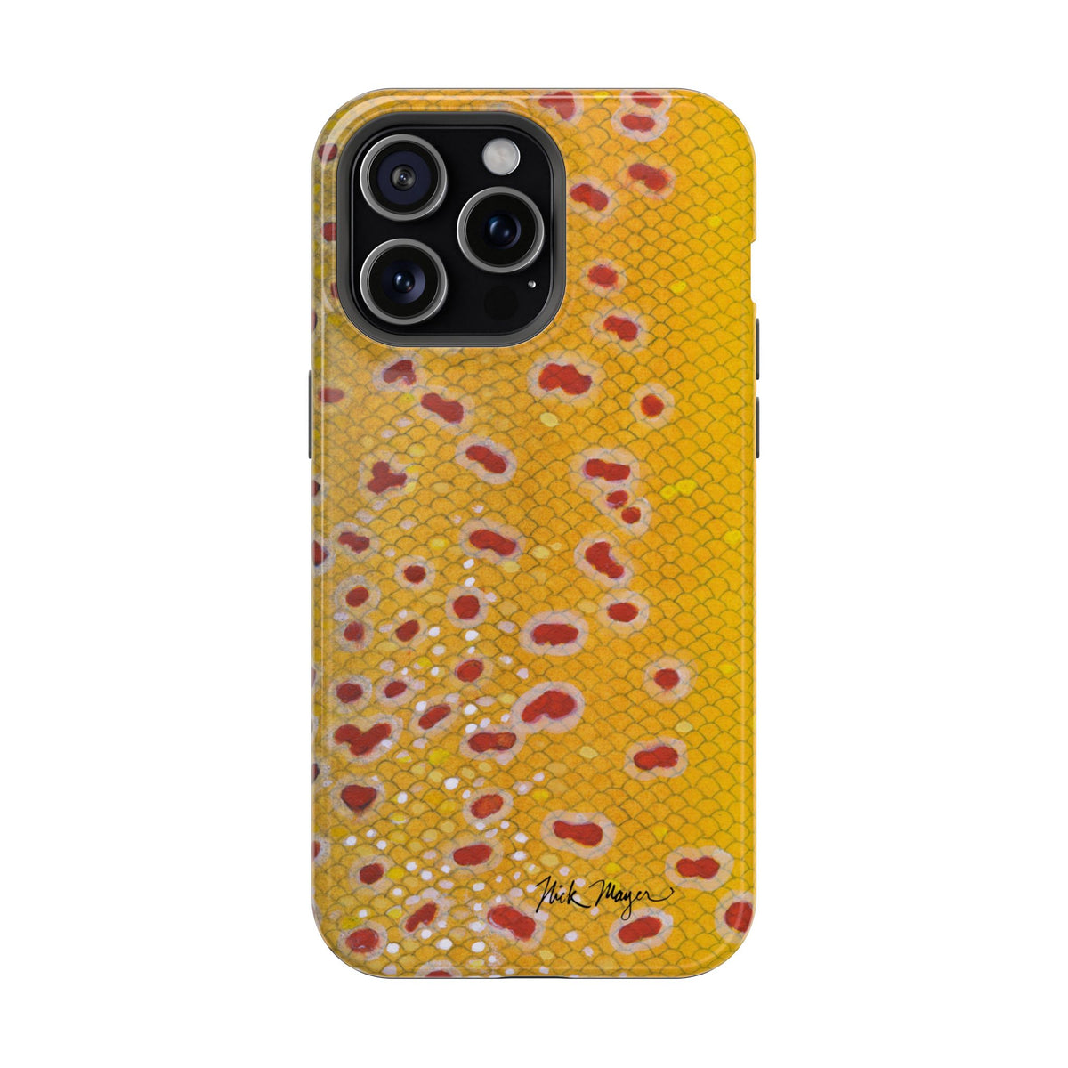 Brown Trout 3 Skin MagSafe iPhone Case Printify