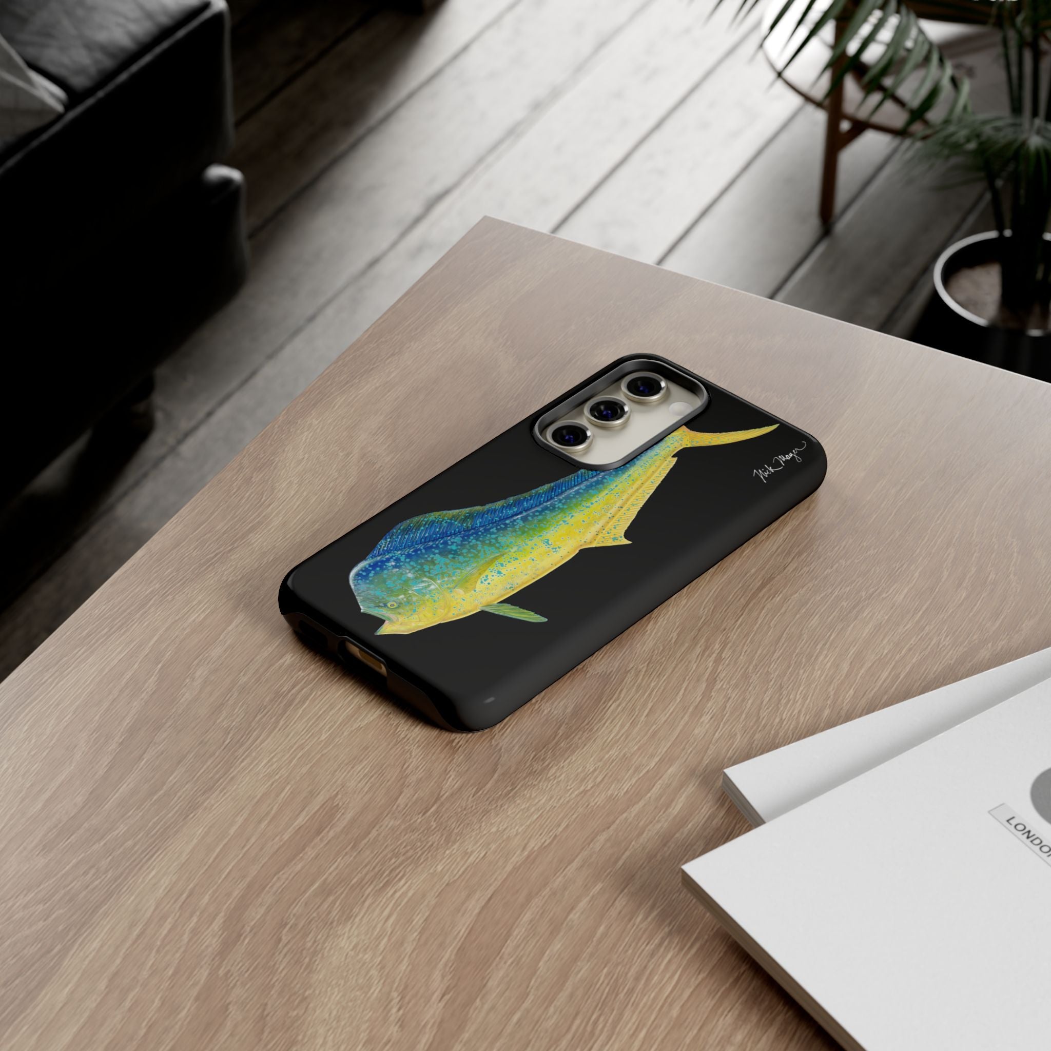 Bull Mahi Black Phone Case (Samsung)