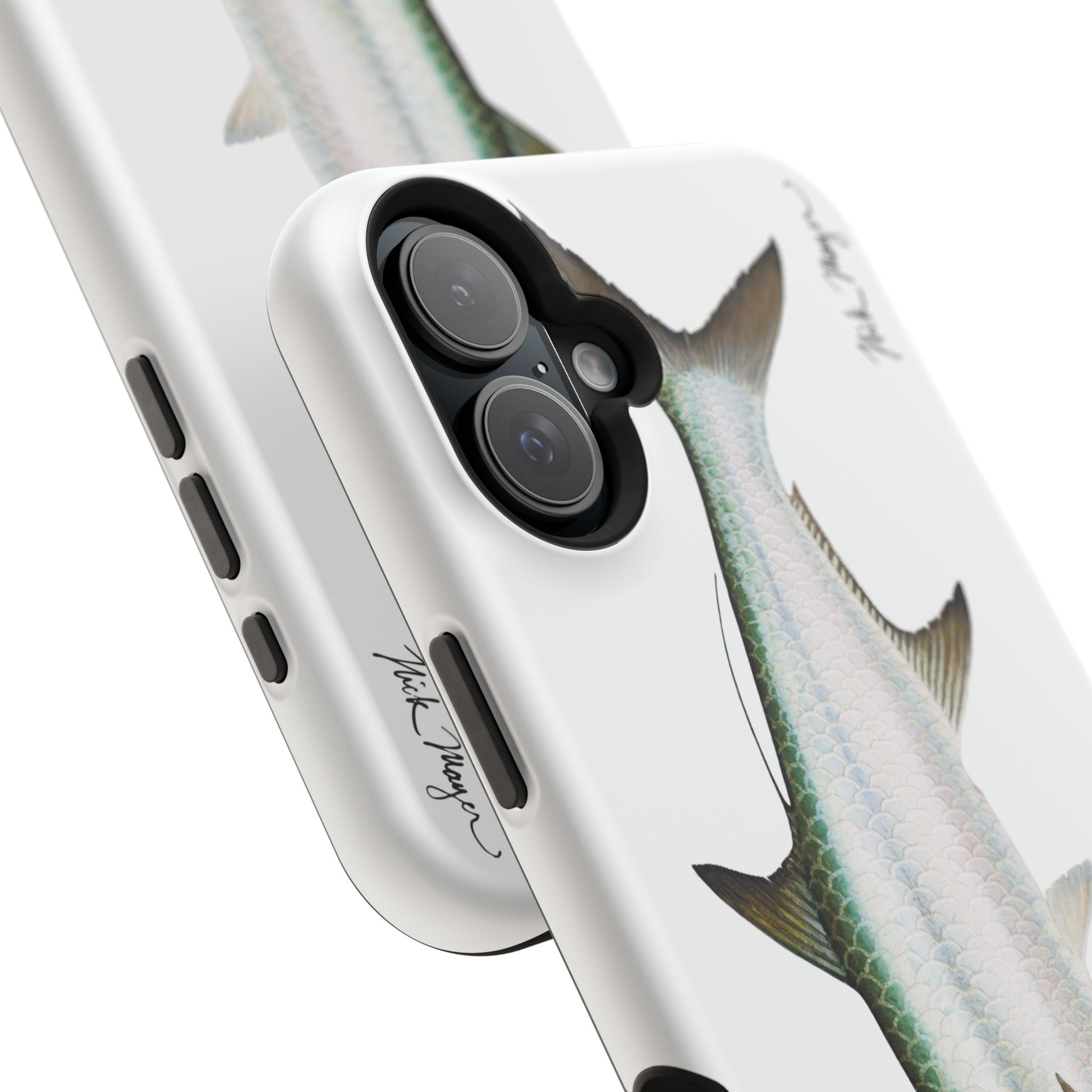 Tarpon MagSafe White iPhone Case