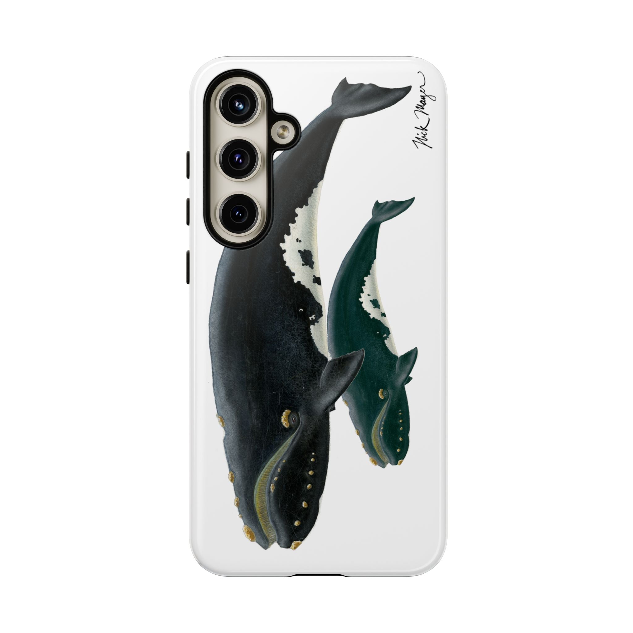 Mother & Calf Right Whale Phone Case (Samsung)