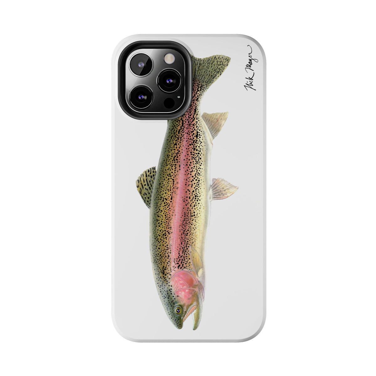 Rainbow Trout White Phone Case (iPhone)