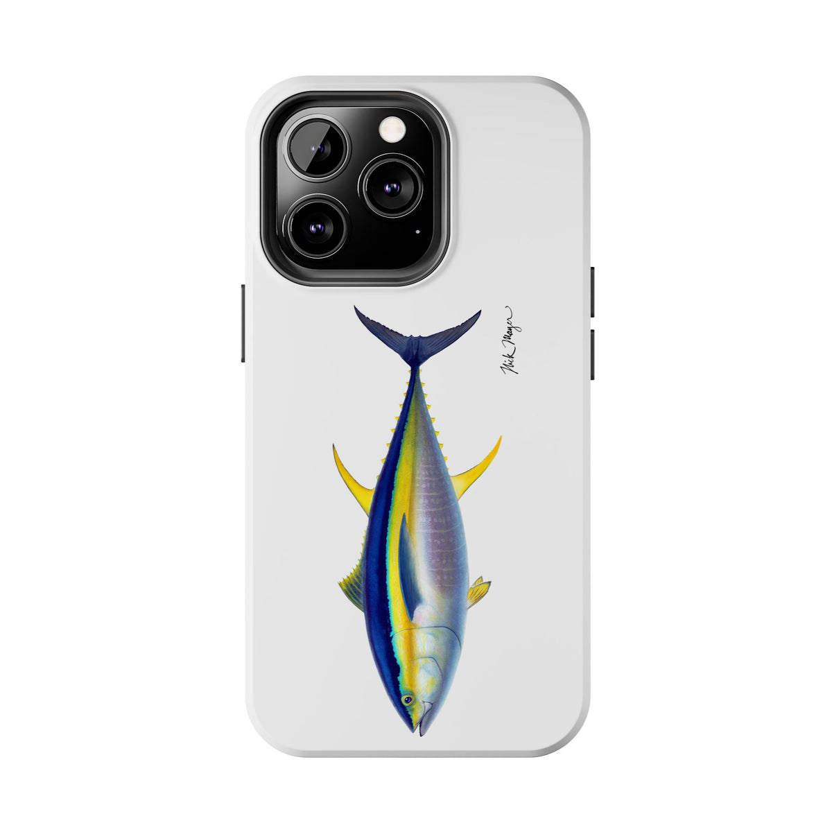 Yellowfin Tuna White Phone Case (iPhone) Printify