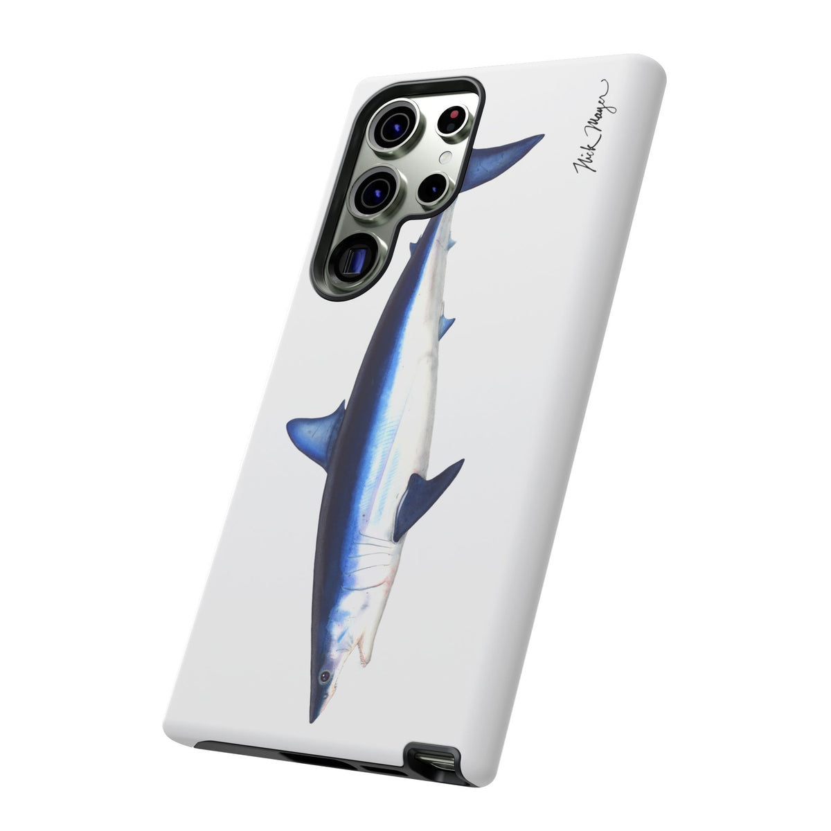 Mako Shark White Phone Case (Samsung) Printify