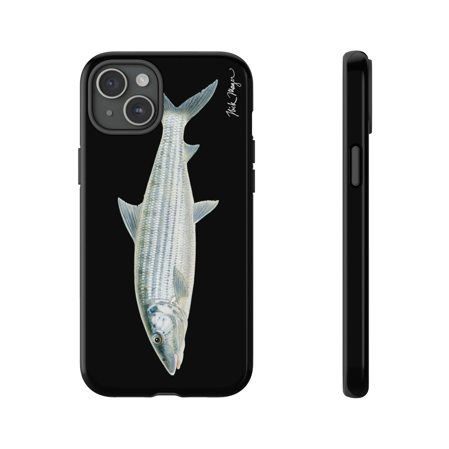 Bonefish Black iPhone 15 Case