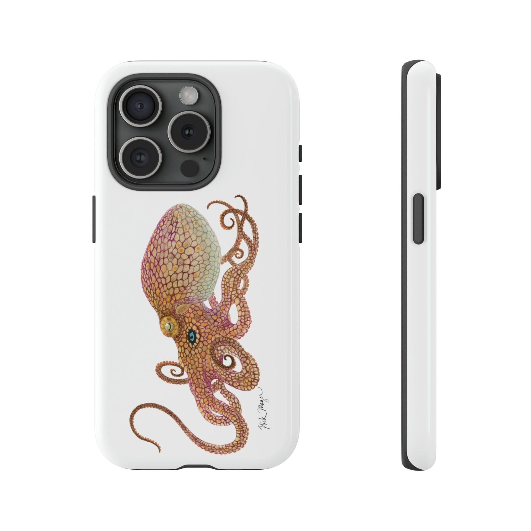 Two Spot Octopus iPhone 15 Case