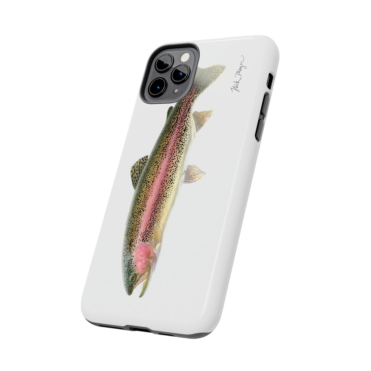 Rainbow Trout White Phone Case (iPhone) Printify