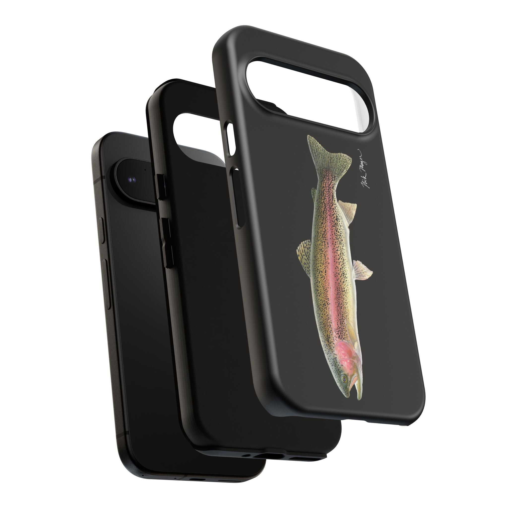 Rainbow Trout Black Phone Case (Samsung) Printify