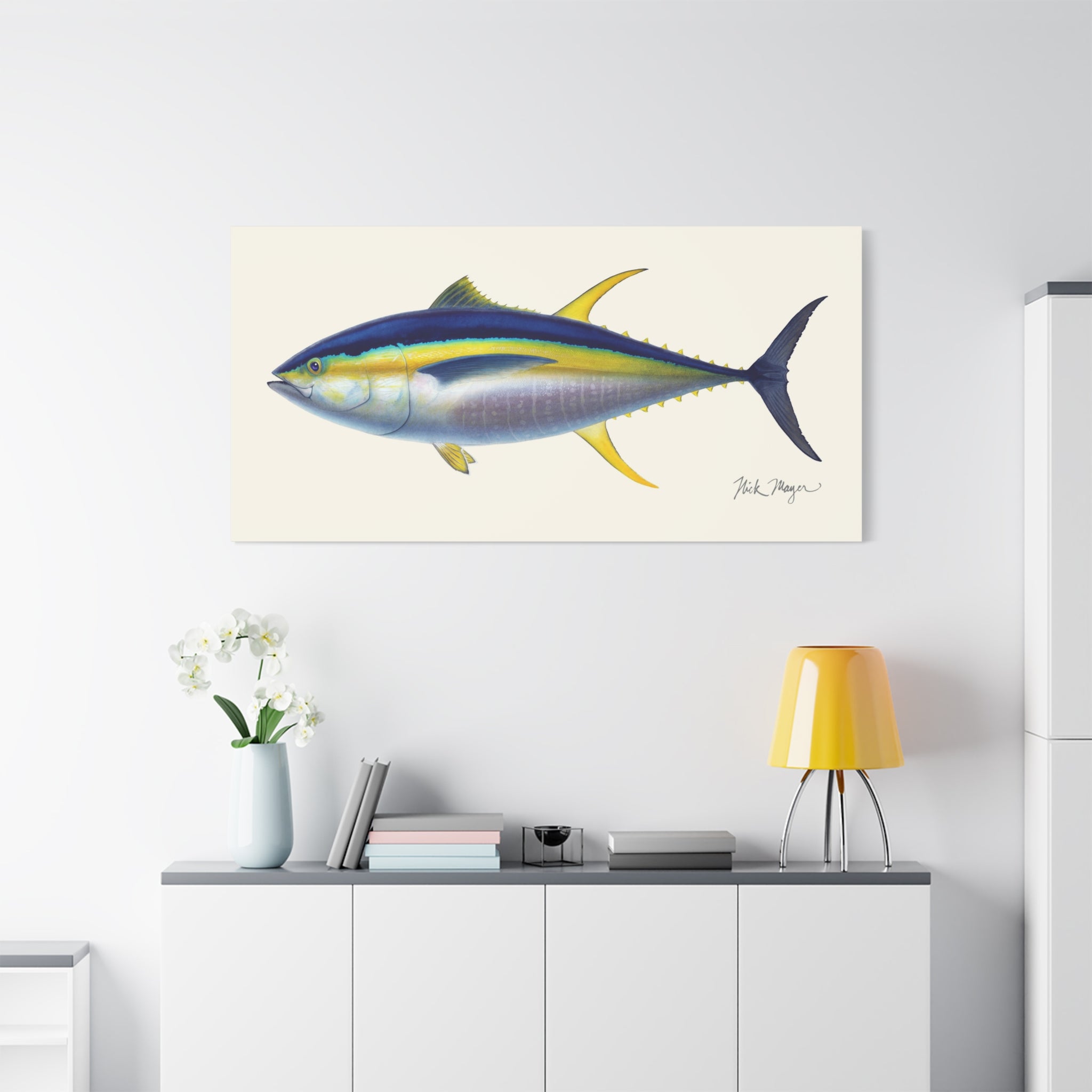 Yellowfin Tuna Canvas Print