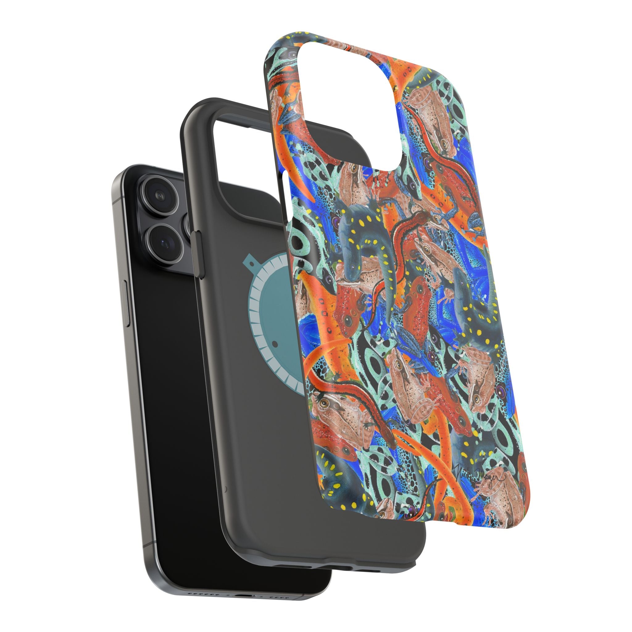NEW Frogs and Salamanders MagSafe iPhone Case