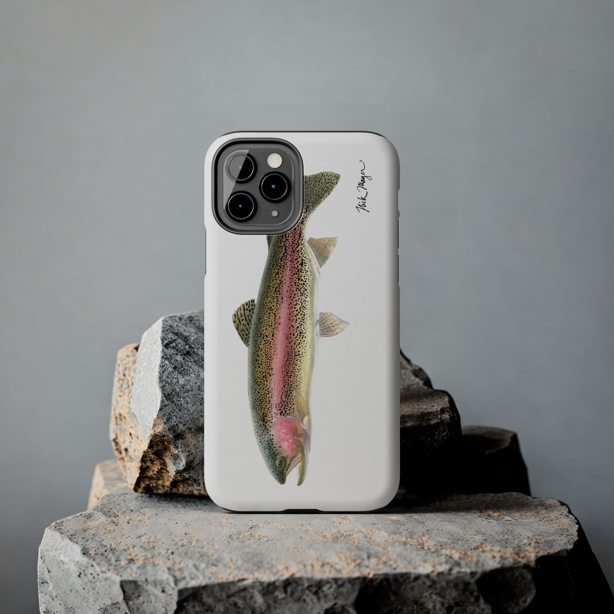 Rainbow Trout White Phone Case (iPhone) Printify